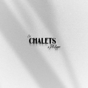 Ce visuel présente le logo secondaire de l'établissement Les Chalets de Philippe à Chamonix. Cette identité visuelle a été créée par Nuance communication dans le cadre de la prestation Nuance essentielle.